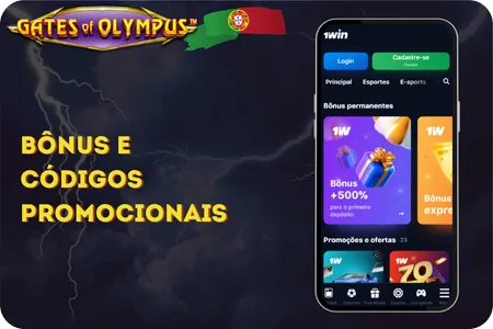 Gates of Olympus Bônus e códigos promocionais